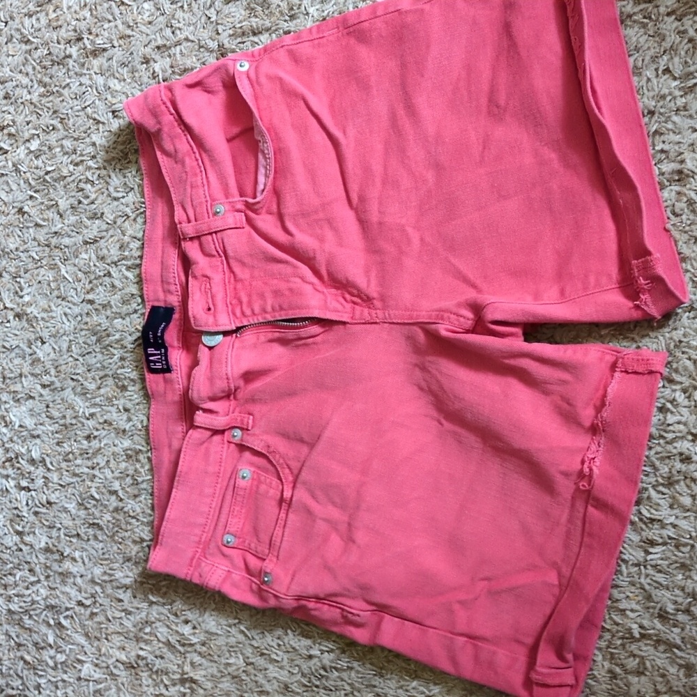 Coral Gap denim shorts